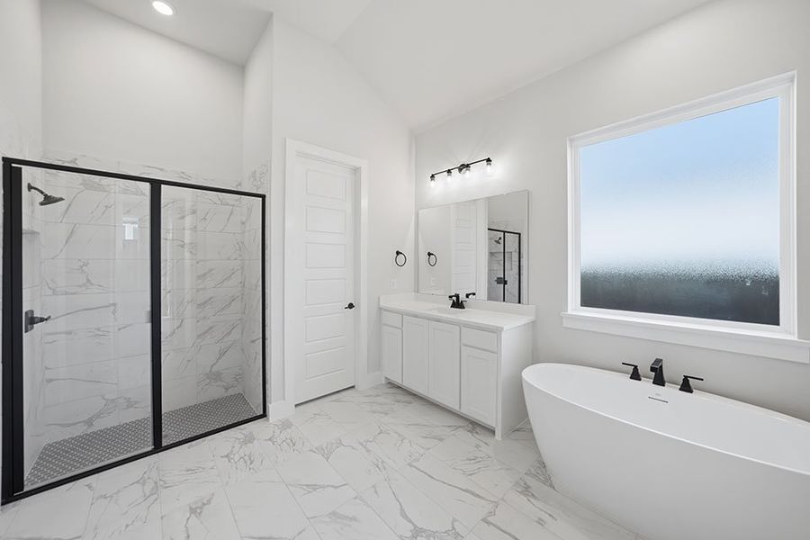 Furnished interior view inside a new home in Quail Hollow, Rockwall (Image 11).