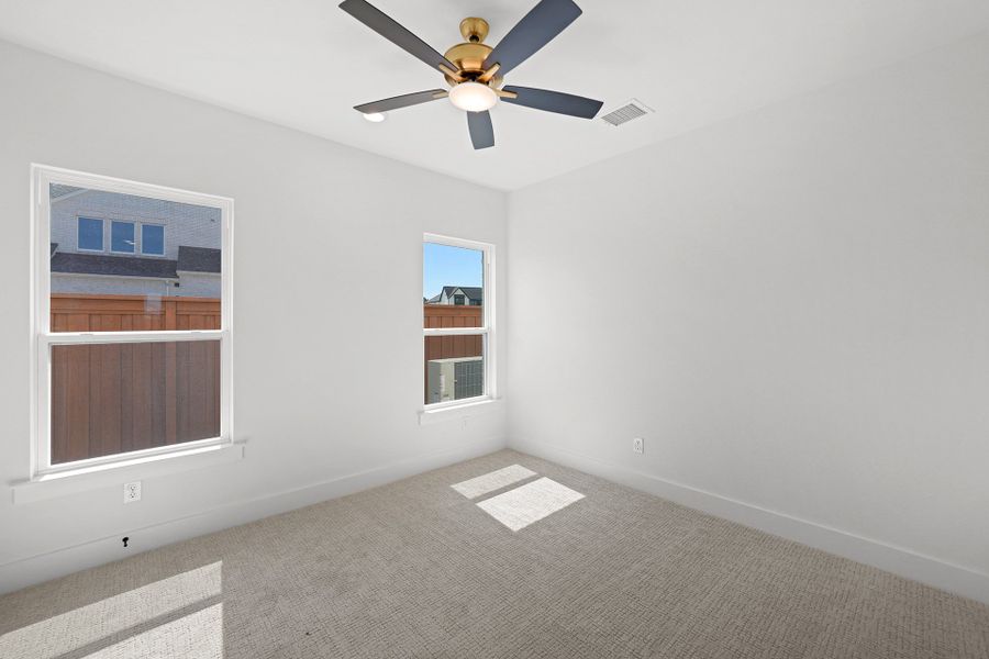 Spacious, unfurnished interior of a new home in Fields - 50' Lots, Frisco (Image 34). Spacious, unfurnished interior of a new home in Fields - 50' Lots, Frisco (Image 34).