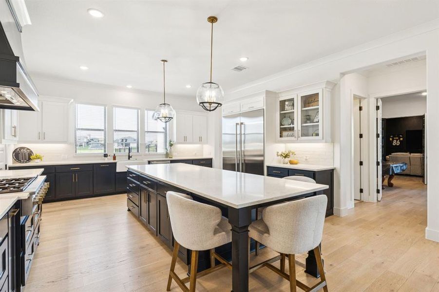 Furnished interior view inside a new home in The Resort on Eagle Mt. Lake, Fort Worth (Image 16). Furnished interior view inside a new home in The Resort on Eagle Mt. Lake, Fort Worth (Image 16).
