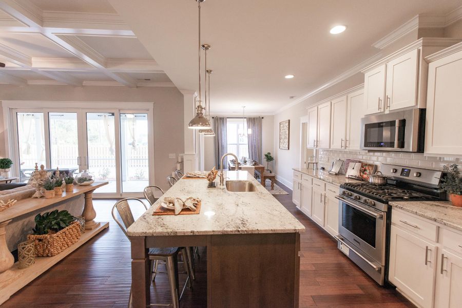 Representative furnished interior of a home built from the McKinley by Bill Clark Homes in The Sanctuary at Sunset Beach, Sunset Beach (Image 80). Representative furnished interior of a home built from the McKinley by Bill Clark Homes in The Sanctuary at Sunset Beach, Sunset Beach (Image 80).