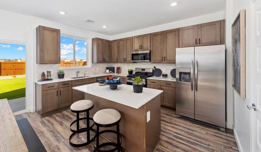 Furnished interior view inside a new home in Redford Estates, Tucson (Image 11). Furnished interior view inside a new home in Redford Estates, Tucson (Image 11).