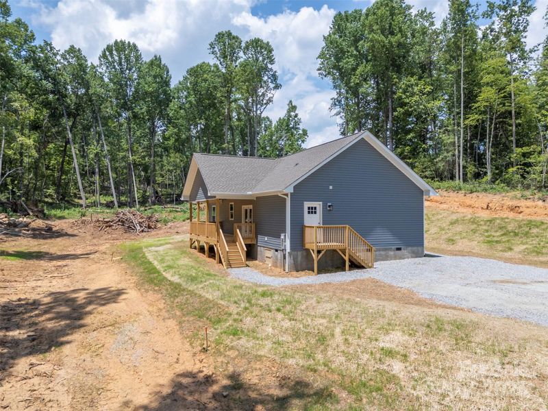 Exterior details and patio area of a home in , Flat Rock (Image 17).