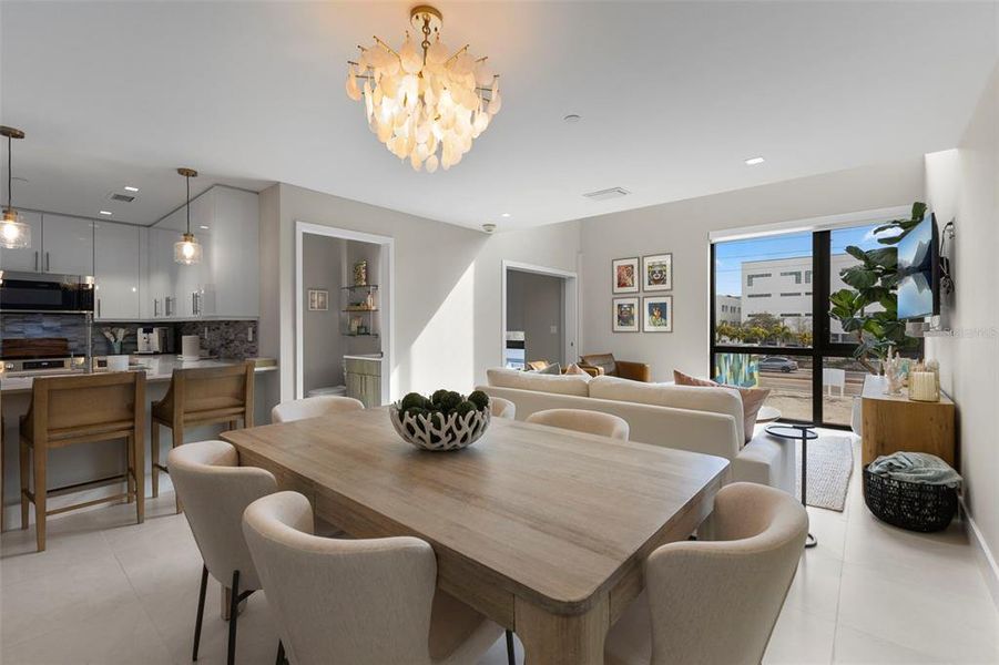 Furnished interior view inside a new home in , Sarasota (Image 26).