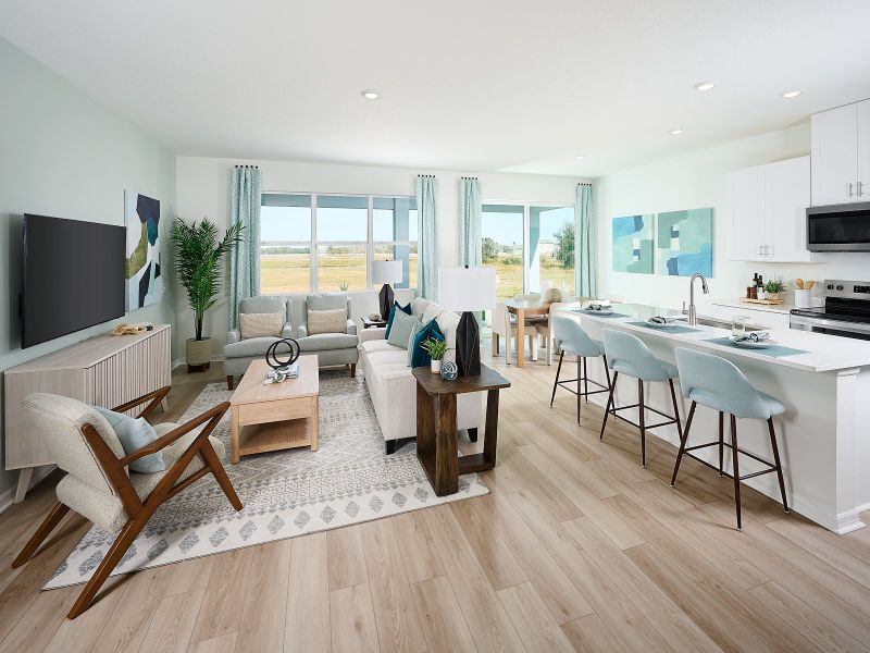Furnished interior view inside a new home in Coasterra - Reserve Series, Palmetto (Image 5).