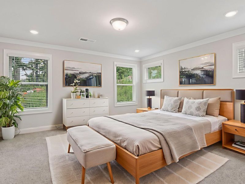 Furnished interior view inside a new home in Hemingway - Reserve Series, Cumming (Image 7).