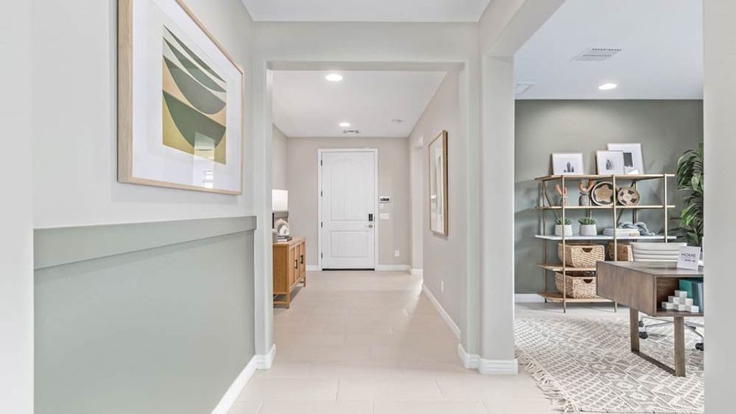 Representative furnished interior of a home built from the Sapphire by Taylor Morrison in Paradisi, Surprise (Image 6).