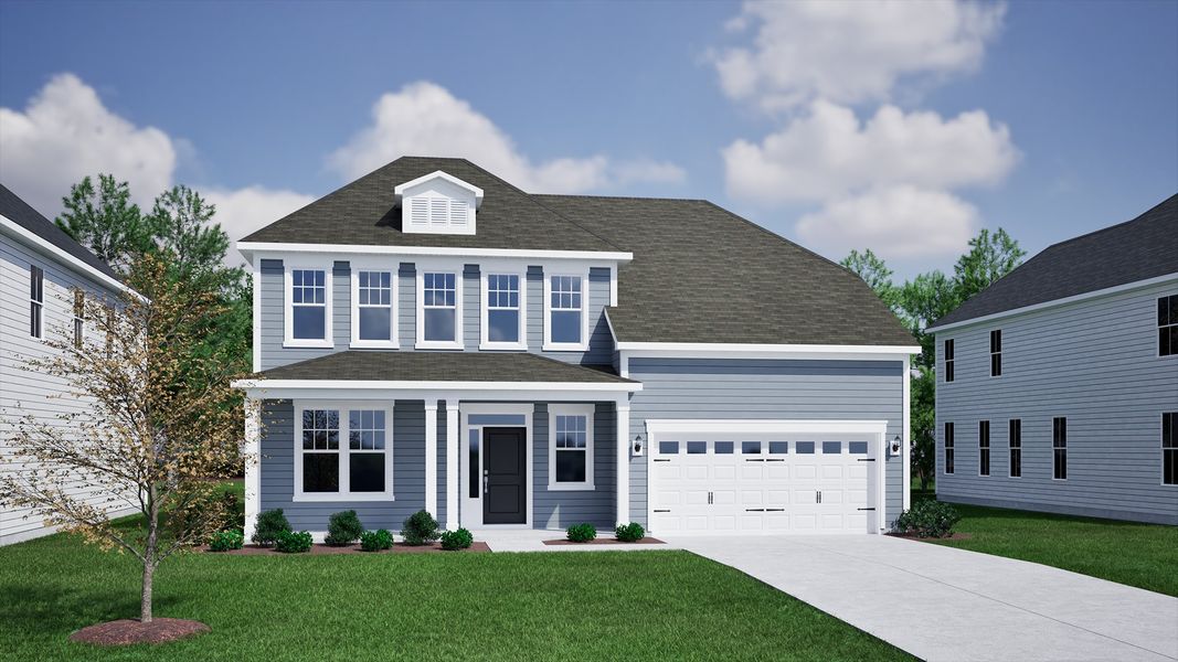 Representative exterior photo of a completed home built from the Nottely - Vanguard Collection by Mungo Homes in Hanes Lake, Winston-Salem, NC (Image 12). Representative exterior photo of a completed home built from the Nottely - Vanguard Collection by Mungo Homes in Hanes Lake, Winston-Salem, NC (Image 12).