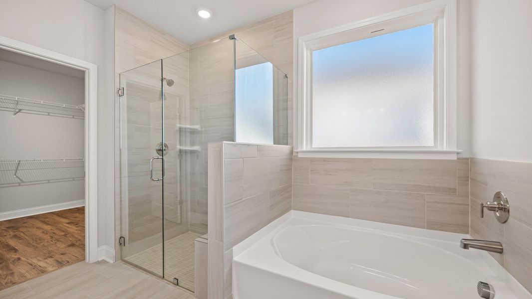 Furnished interior view inside a new home in Oak Ridge Meadows, Locust Grove (Image 13).