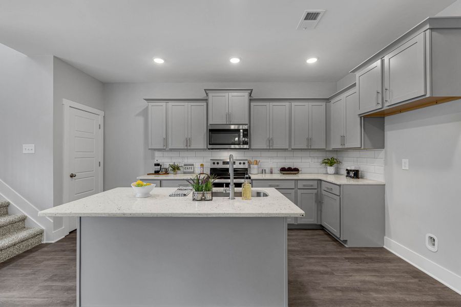 Furnished interior in a model home at The Village at Bonnie Oaks in Lebanon (Image 11).