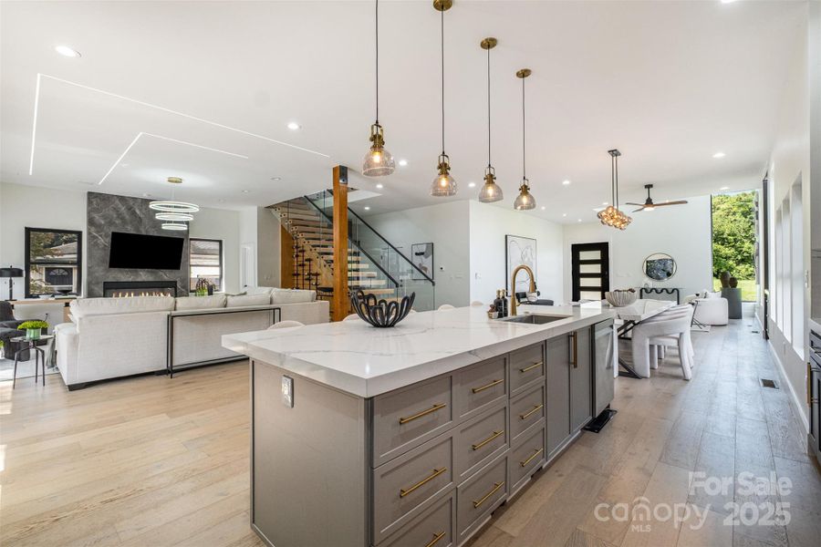 Furnished interior view inside a new home in , Charlotte (Image 29).