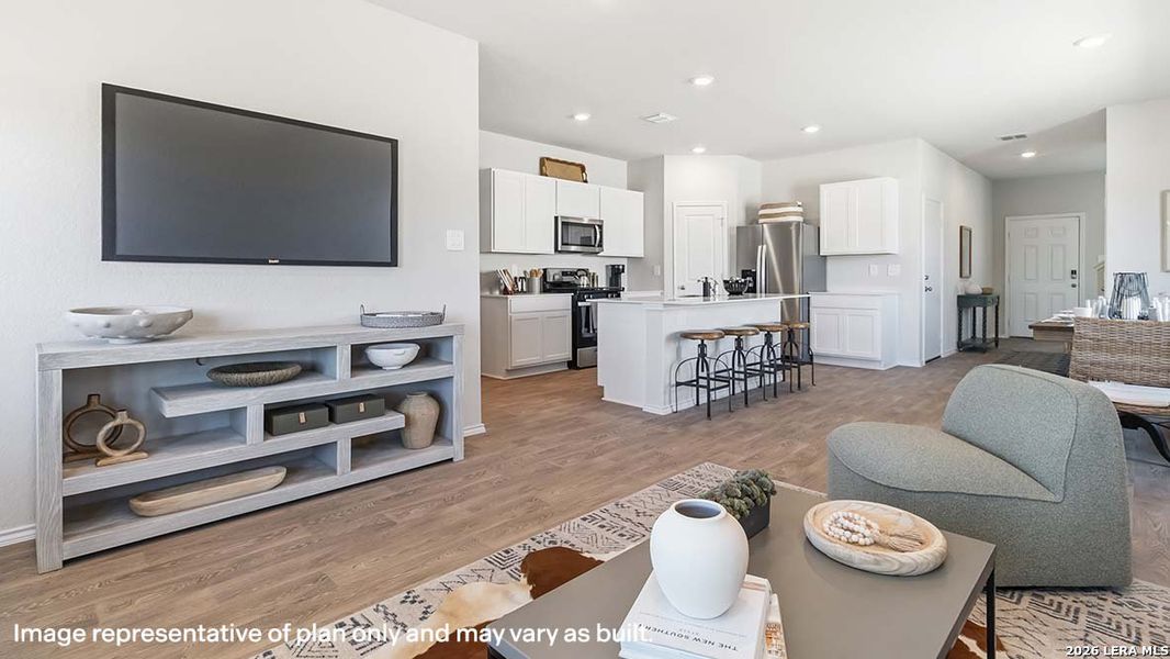 Furnished interior view inside a new home in Riverstone at Westpointe, San Antonio (Image 42).