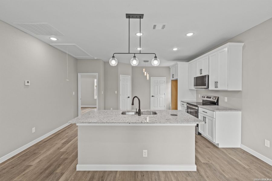 Furnished interior view inside a new home in , San Antonio (Image 8).