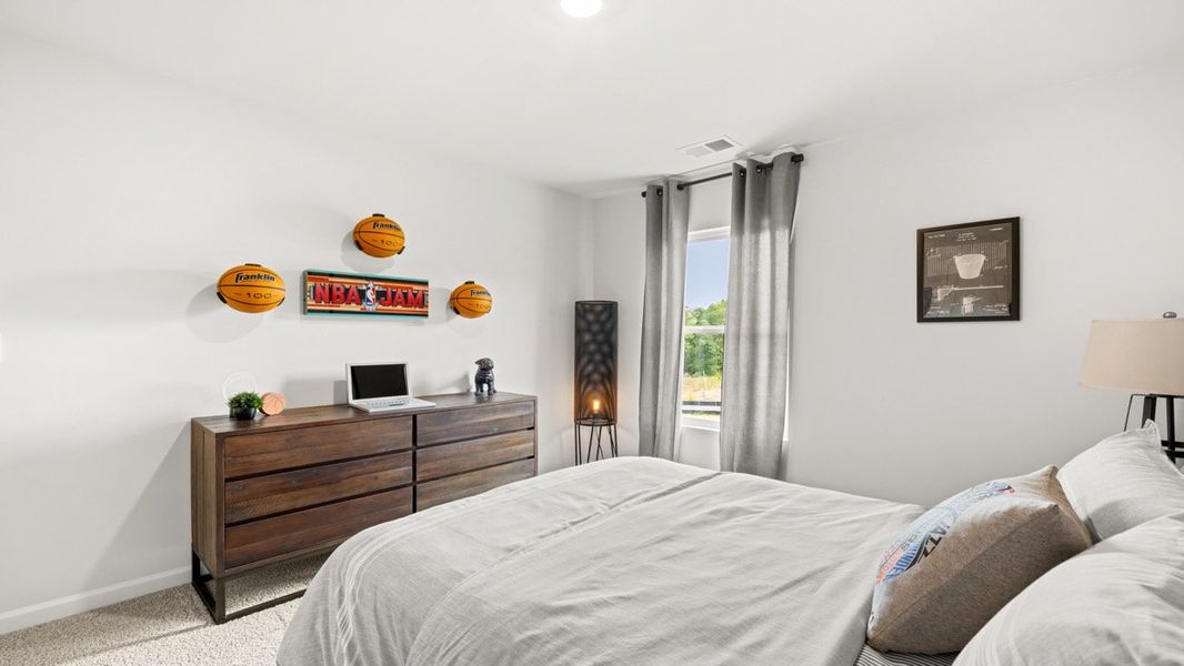 Representative furnished interior of a home built from the BELHAVEN by D.R. Horton in Pointe Park, Union City (Image 45).