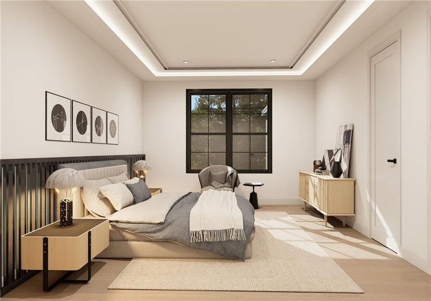Furnished interior view inside a new home in , Fairburn (Image 8).