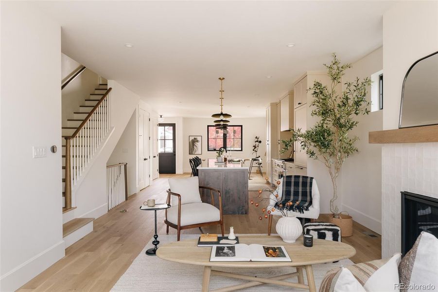 Furnished interior view inside a new home in , Denver (Image 39). Furnished interior view inside a new home in , Denver (Image 39).