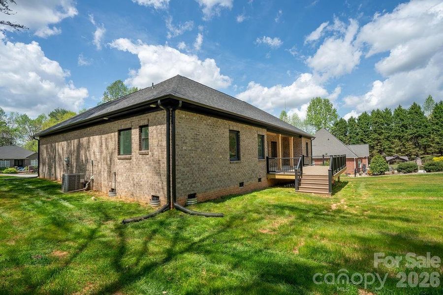 Exterior details and patio area of a home in , Dallas (Image 4). Exterior details and patio area of a home in , Dallas (Image 4).