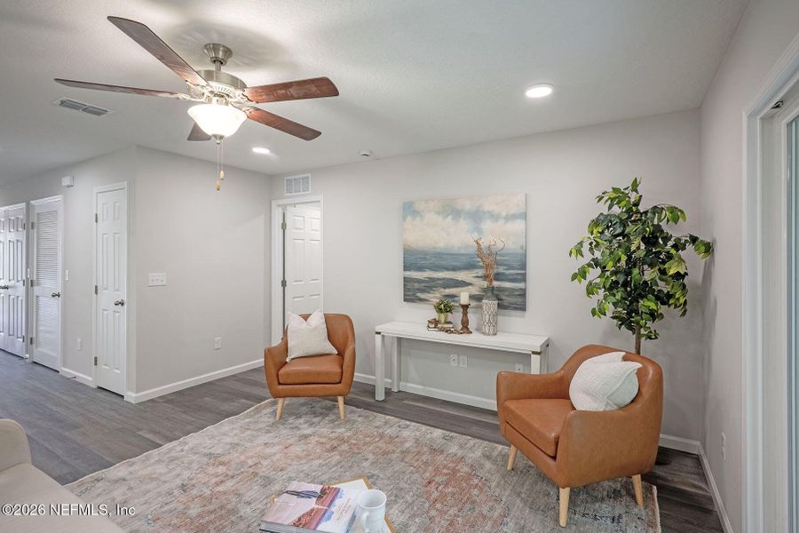 Furnished interior view inside a new home in , Jacksonville (Image 26).