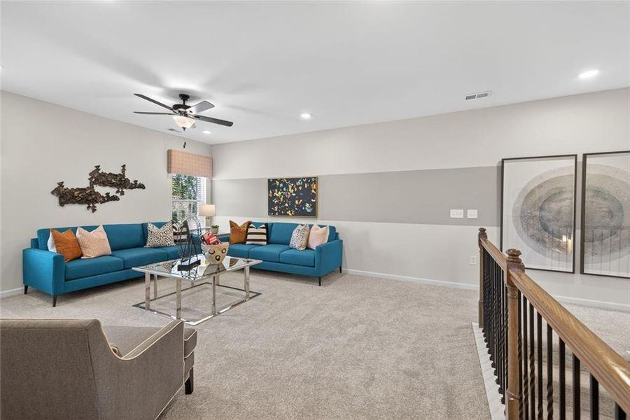 Furnished interior view inside a new home in Allen Manor, Hoschton (Image 45).