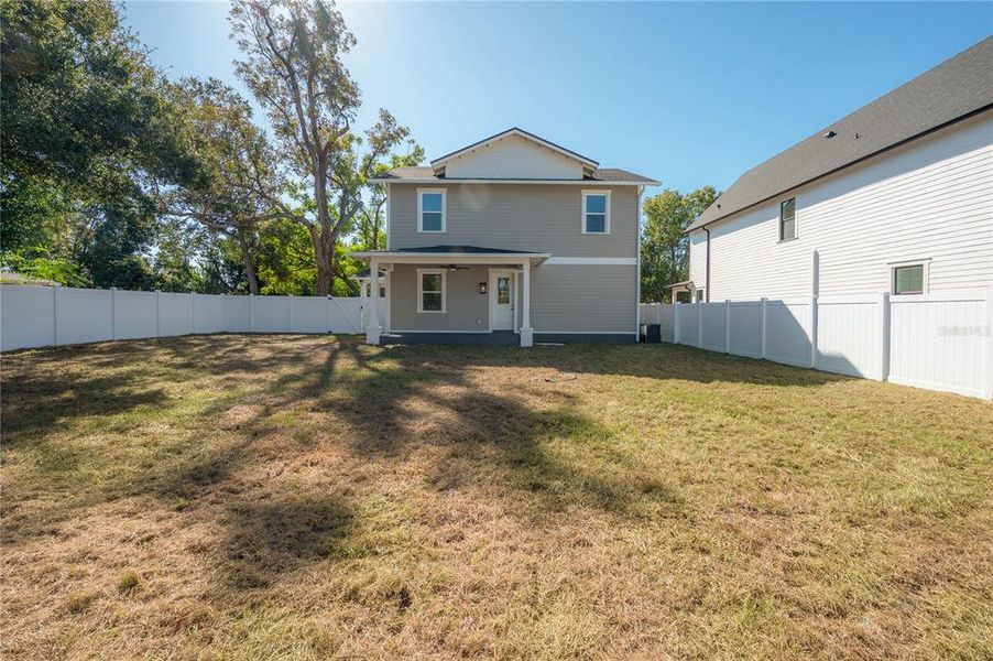 Exterior details and patio area of a home in , Tampa (Image 3). Exterior details and patio area of a home in , Tampa (Image 3).