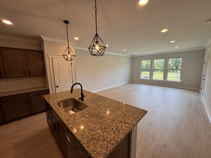Furnished interior view inside a new home in The Greens at Legacy Townhomes, Springfield (Image 6).