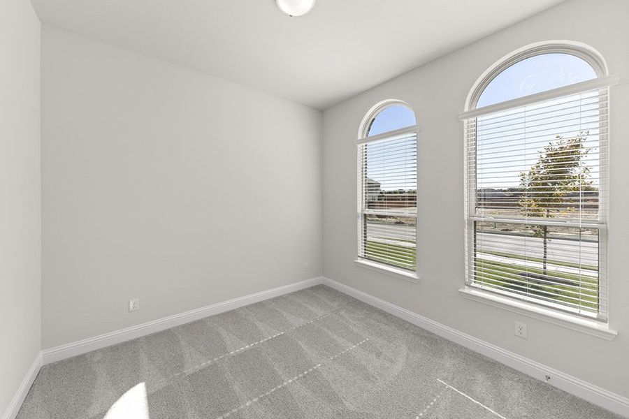 Representative exterior photo of a completed home built from the Cambridge by Impression Homes in Arcadia Trails, Balch Springs, TX (Image 21). Representative exterior photo of a completed home built from the Cambridge by Impression Homes in Arcadia Trails, Balch Springs, TX (Image 21).