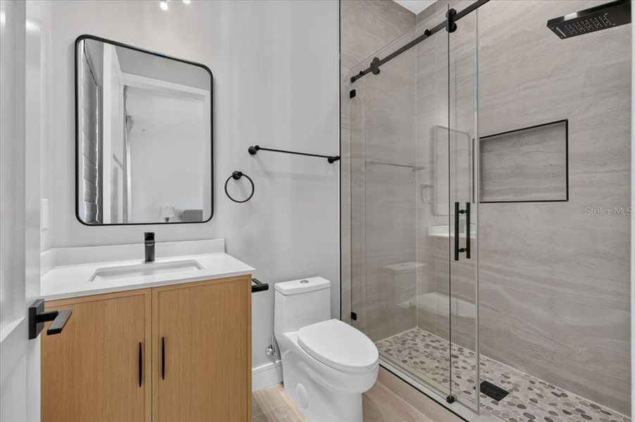Furnished interior view inside a new home in , Redington Shores (Image 52).