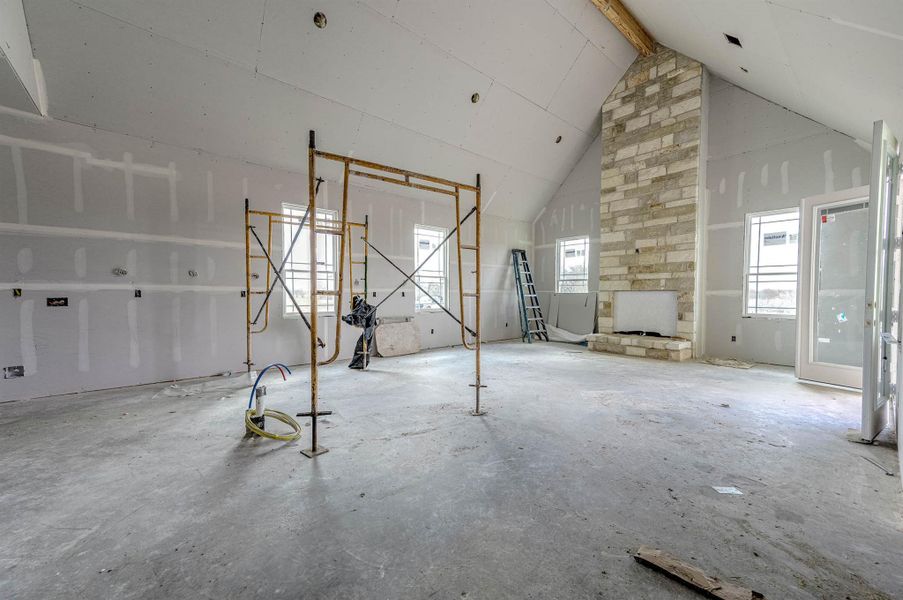 In-progress construction of a new home in , Needville, TX (Image 6).