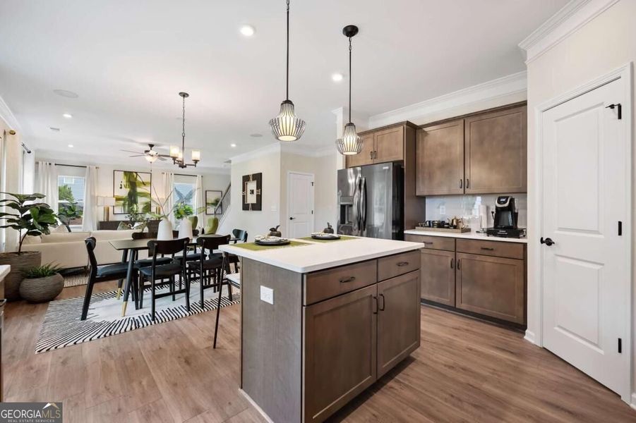 Furnished interior view inside a new home in Cobblestone Crossing Commons, Byron (Image 11).
