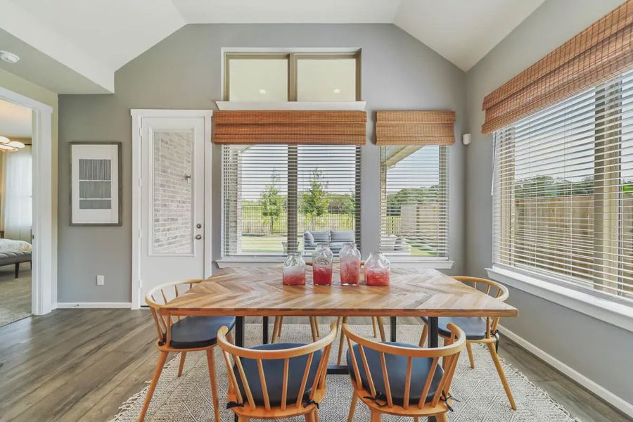 Representative furnished interior of a home built from the Oakley by Chesmar Homes in The Trails, New Caney (Image 4).