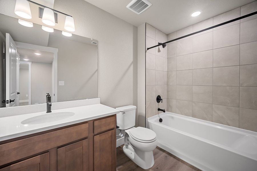 Furnished interior view inside a new home in Trails at Aspen Ridge-3, Colorado Springs (Image 10).