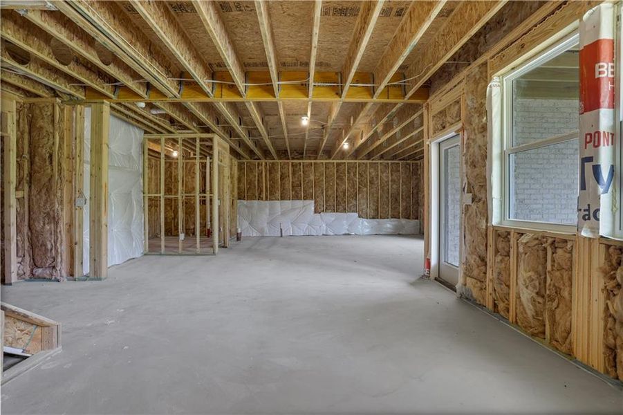 In-progress construction of a new home in Hopewell Reserve, Cumming, GA (Image 44).