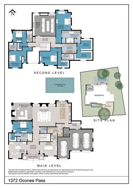 2D floor plan layout of this home in , Brookhaven, GA (Image 5).
