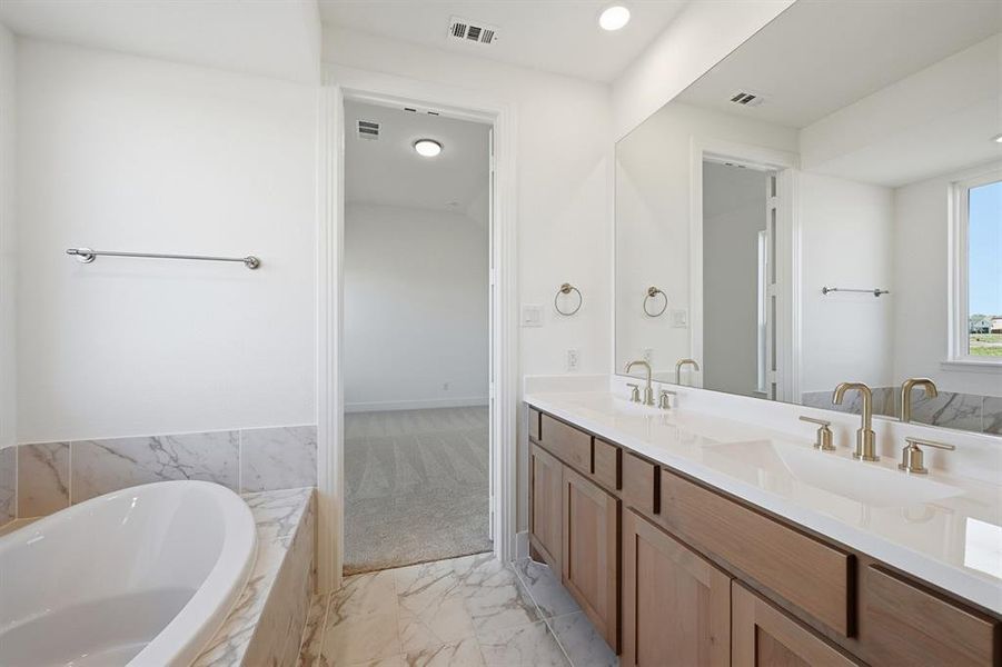 Furnished interior view inside a new home in Mosaic, Celina (Image 7).