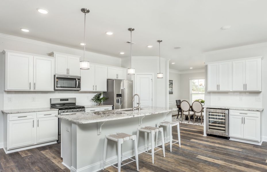 Furnished interior view inside a new home in Solana, Durham (Image 6).