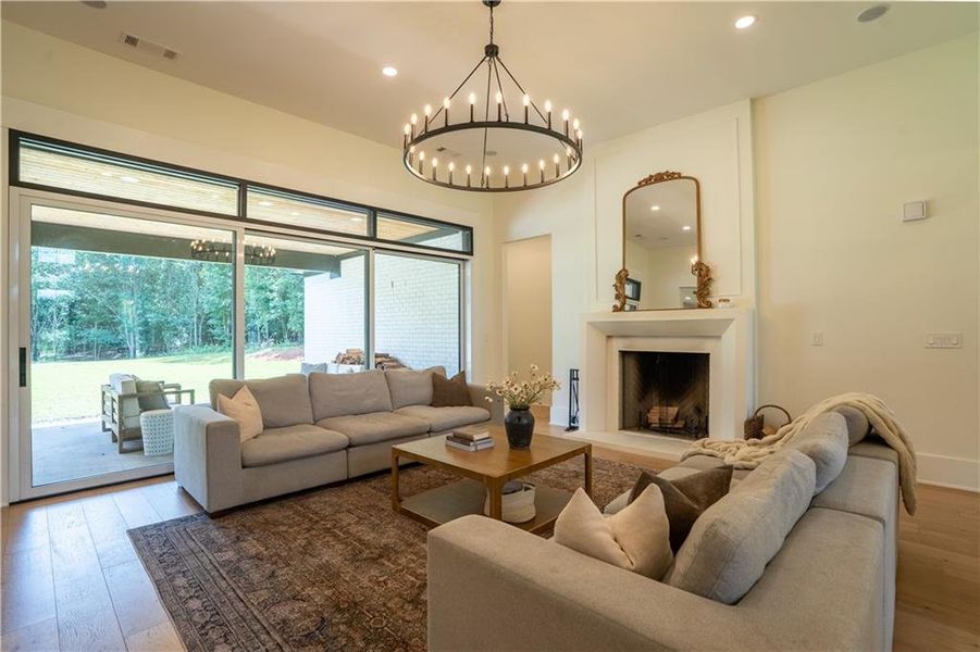 Furnished interior view inside a new home in , Maysville (Image 47).