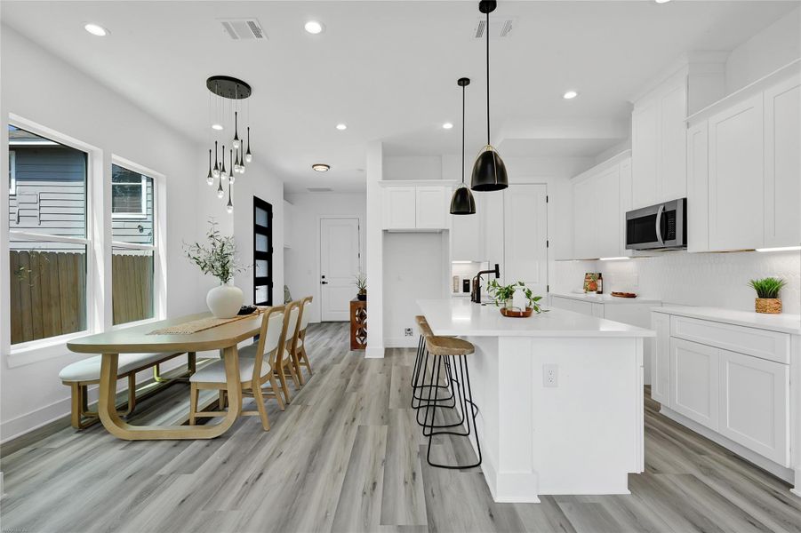 Furnished interior view inside a new home in , Houston (Image 10). Furnished interior view inside a new home in , Houston (Image 10).