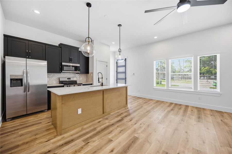 Furnished interior view inside a new home in , Houston (Image 8).