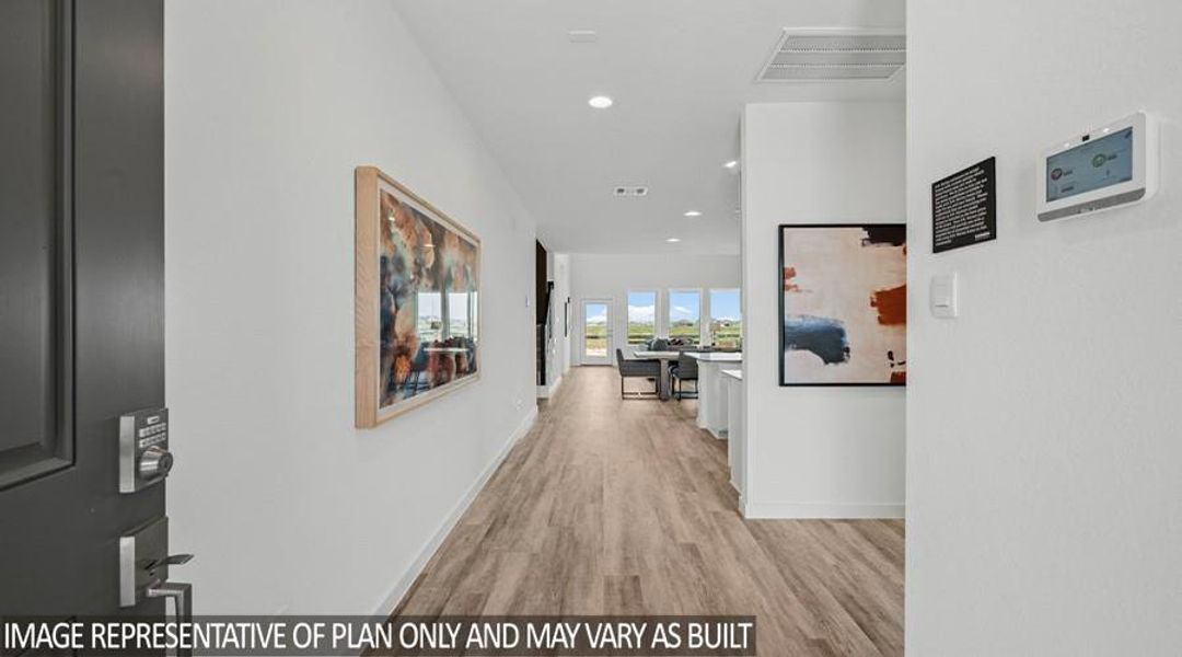Furnished interior view inside a new home in Mill Creek Estates, Magnolia (Image 14). Furnished interior view inside a new home in Mill Creek Estates, Magnolia (Image 14).