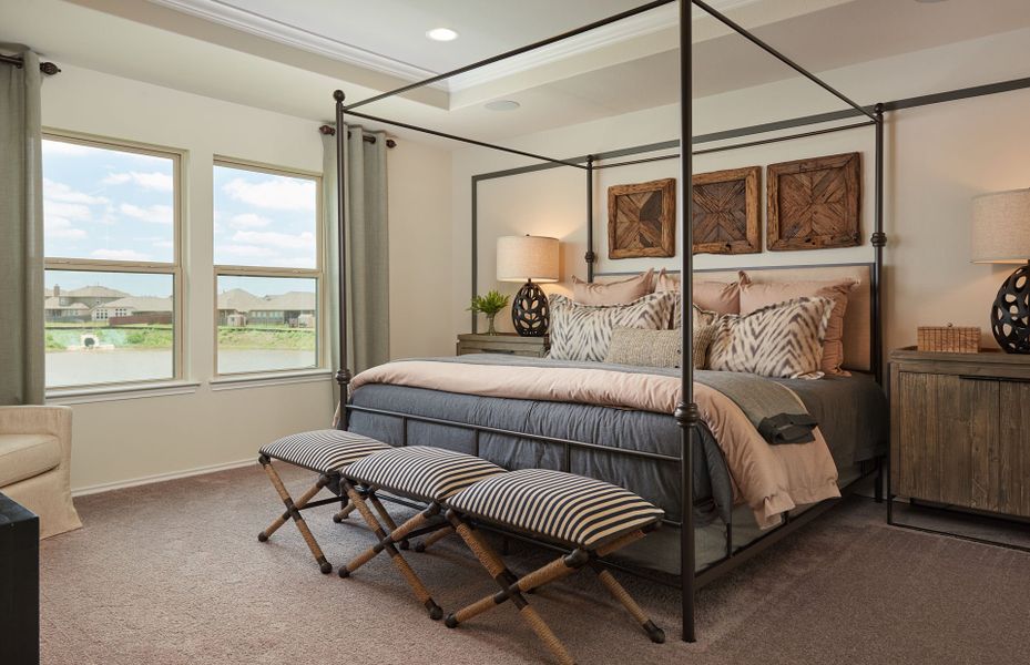 Representative furnished interior of a home built from the Kisko by Centex in Cottonwood Creek, Howe (Image 7).