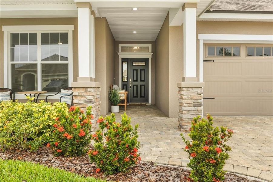 Front exterior of a new home in , Lakeland, FL, highlighting curb appeal (Image 22).