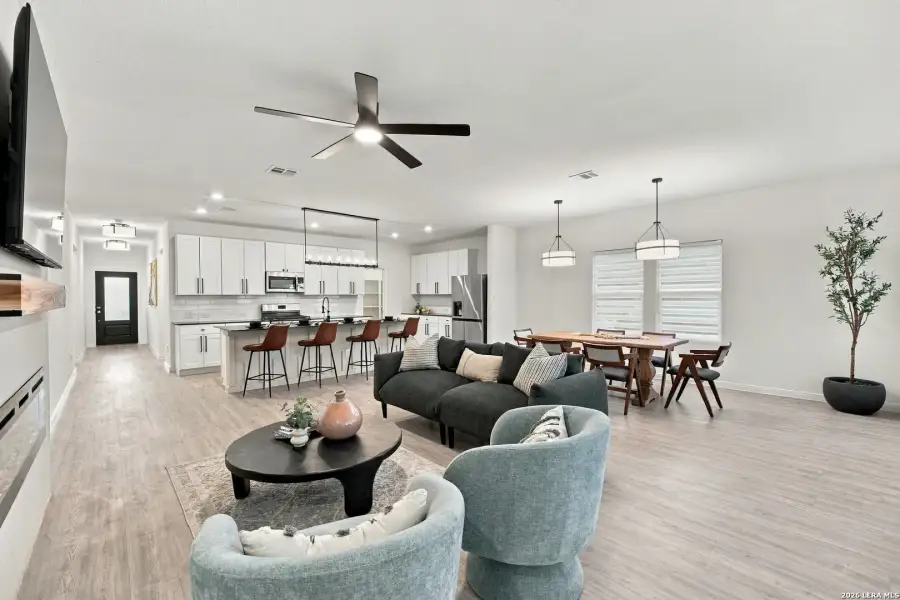 Furnished interior view inside a new home in Sage Meadows, St. Hedwig (Image 12).