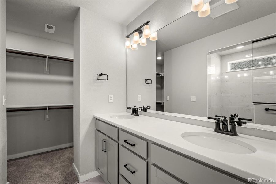 Furnished interior view inside a new home in Revel Crossing at Wolf Ranch – The Ascent Collection, Colorado Springs (Image 16).