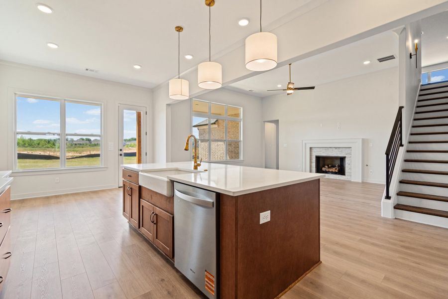 Furnished interior view inside a new home in White Oak, Arlington (Image 7).
