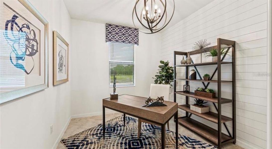 Furnished interior view inside a new home in Island Lakes at Coco Bay: Executive Homes, Englewood (Image 5).