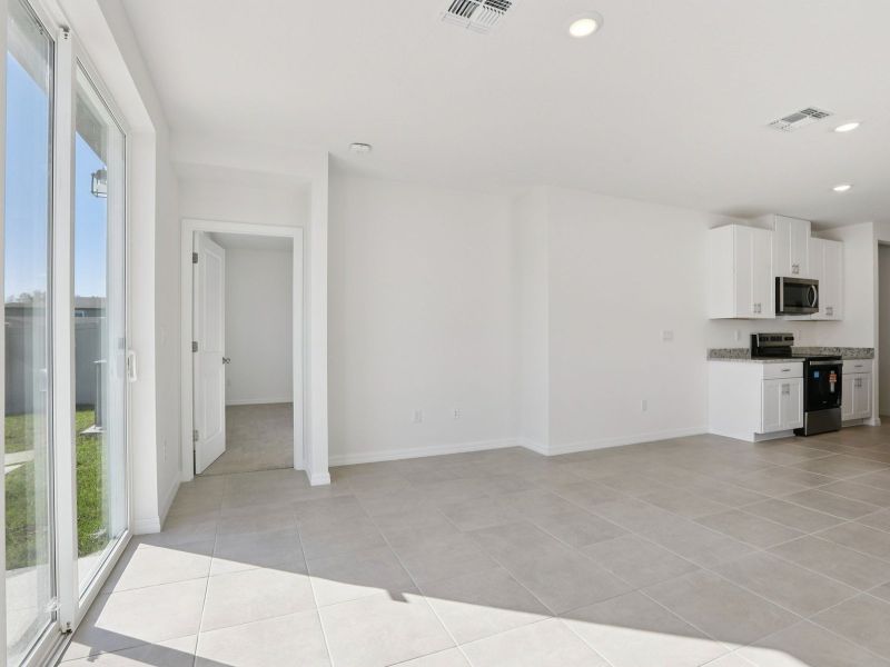 Spacious, unfurnished interior of a new home in Salt Meadows - Premier Series, Parrish (Image 9). Spacious, unfurnished interior of a new home in Salt Meadows - Premier Series, Parrish (Image 9).
