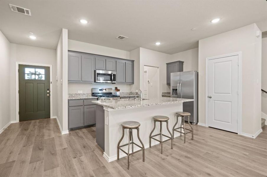 Furnished interior view inside a new home in , Fort Worth (Image 14).
