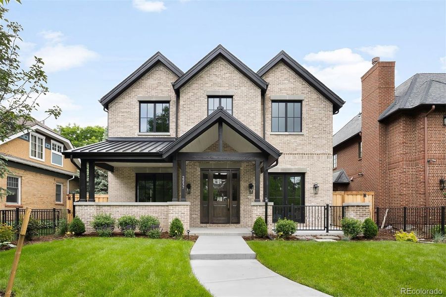 Front exterior of a new home in , Denver, CO, highlighting curb appeal (Image 2). Front exterior of a new home in , Denver, CO, highlighting curb appeal (Image 2).