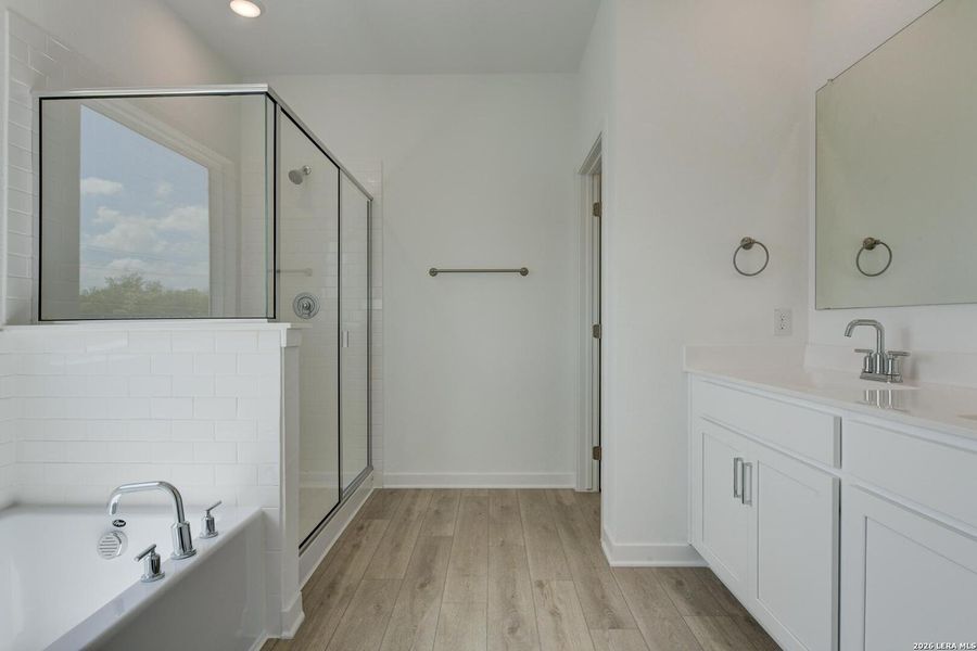 Furnished interior view inside a new home in Saddlebrook Ranch, Schertz (Image 5).