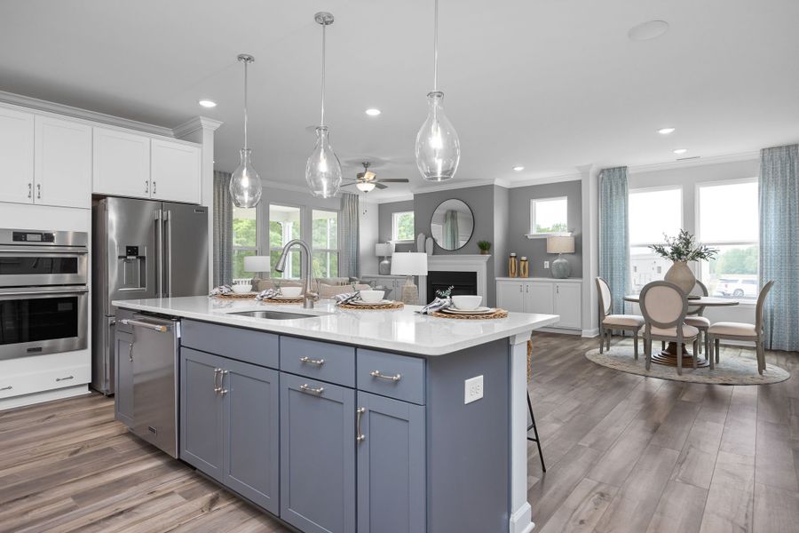 Representative furnished interior of a home built from the The Magnolia A by Davidson Homes LLC in Springvale South, Fuquay Varina (Image 20). Representative furnished interior of a home built from the The Magnolia A by Davidson Homes LLC in Springvale South, Fuquay Varina (Image 20).