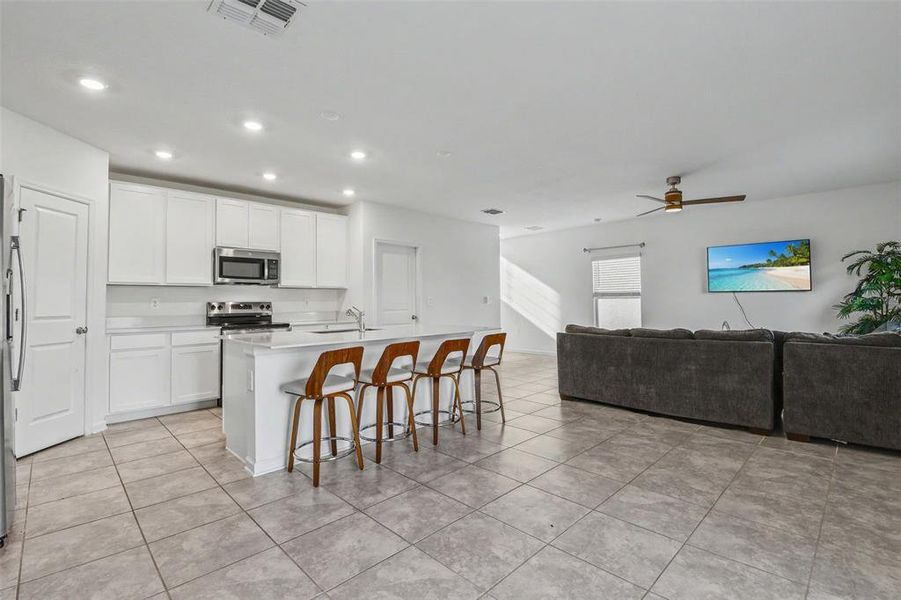 Furnished interior view inside a new home in Cascades, Davenport (Image 11).